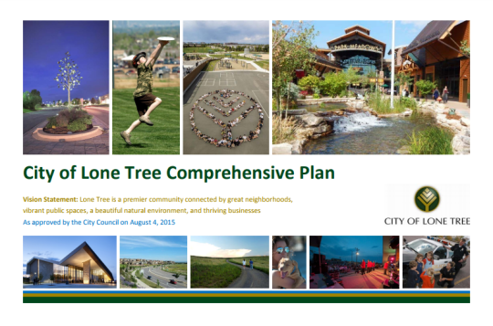 Lone Tree Comp Plan Cover Page Image
